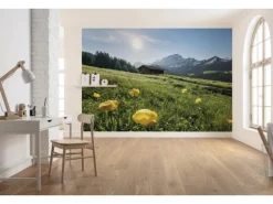 Vlies Fototapete Alpenglück 400x280 cm