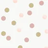 Vliestapete Superfresco Easy Punkte Rosa-Gold