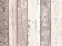 Vliestapete Surfing & Sailing Holz Beige FSC®