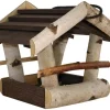 Vogelfutterhaus Birke/Pinie Braun Klein