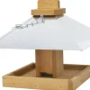Vogelhaus aus Pinie Zinkdach 26 cm x 24 cm