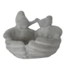 Vogeltränke 15 cm x 16 cm Zementgrau