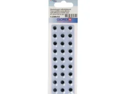 Wackelaugen 12 mm rund 26 Stück selbstklebend