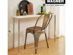 Wagner Möbelbein Telescope Ø 3 cm Justierbar 60 cm - 90 cm Edelstahl-Optik