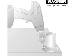 Wagner Möbelfuß Ø 5 cm Justierbar 8 cm - 10,5 cm Lichtgrau