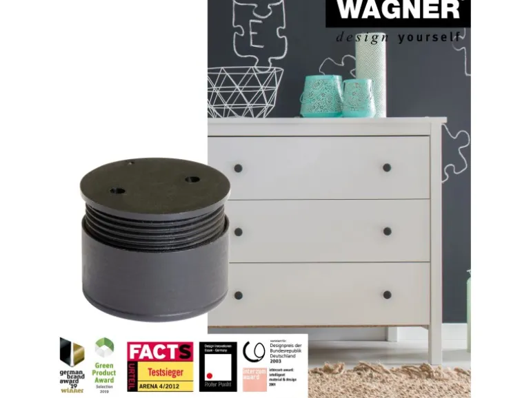 Wagner Möbelfuß Justus Lounge QuickClick mit Anschraubplatte 4er Set