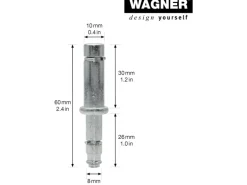 Wagner Reduzierstift 60 mm 2 Stück