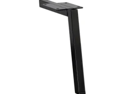 Wagner Sofafuß Schräg 80er Jahre Stil 20 mm x 80 mm x 200 mm Schwarz