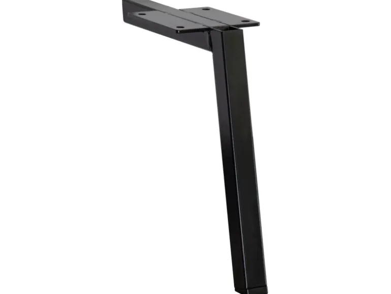 Wagner Sofafuß Schräg 80er Jahre Stil 20 mm x 80 mm x 200 mm Schwarz