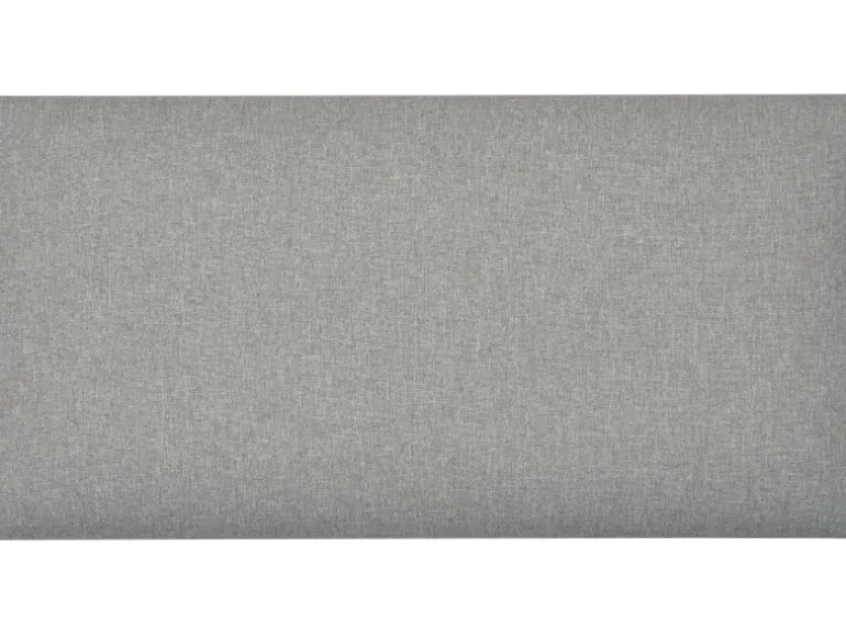 Wandkissen Rechteck 60 cm x 30 cm Hellgrau Struktur