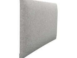 Wandkissen Rechteck 60 cm x 30 cm Hellgrau Struktur