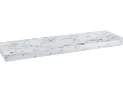 Wandregal Carlton 80 cm x 24 cm x 3,8 cm Weiß