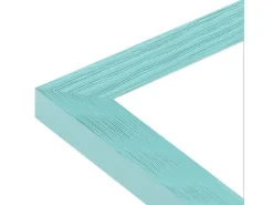 WANDStyle Bilderrahmen H300 aus Massivholz in Türkis 13 x 18 cm im Stil Modern