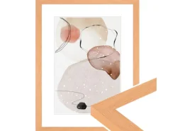 WANDStyle Bilderrahmen H300 aus Massivholz in Apricot 29,7 x 42 cm im Stil Modern