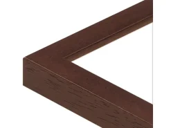 WANDStyle Bilderrahmen H950 aus Massivholz in Nussbaum-Optik 40 x 50 cm im Stil Modern