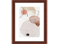 WANDStyle Bilderrahmen H390 aus Massivholz in Braun 18 x 24 cm im Stil Landhaus