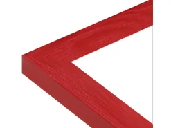 WANDStyle Bilderrahmen H300 aus Massivholz in Rot 10 x 10 cm im Stil Modern