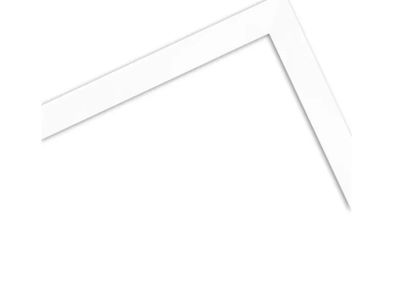 WANDStyle Bilderrahmen H950 aus Massivholz in Weiß 30 x 40 cm im Stil Modern