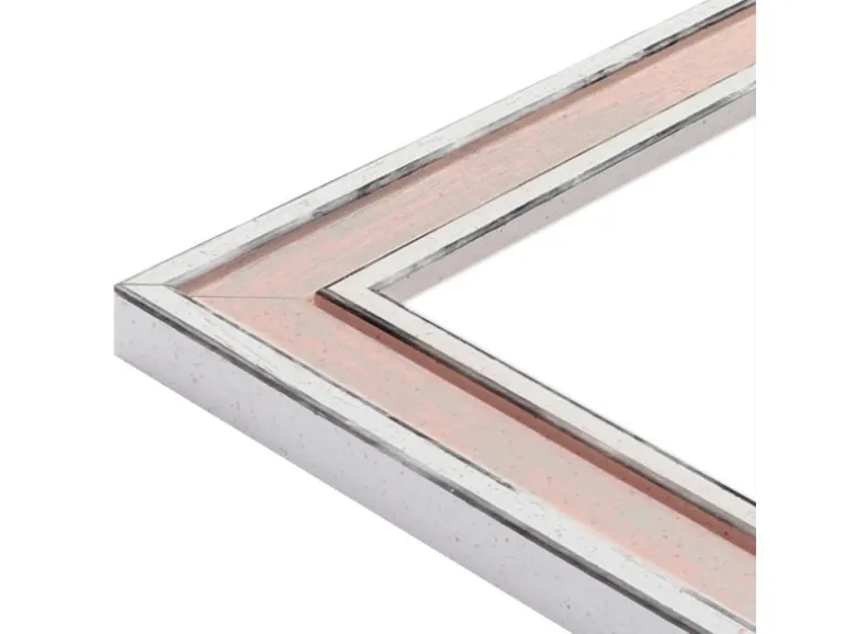 WANDStyle Bilderrahmen H460 aus Massivholz in Rosa 40 x 60 cm im Stil Vintage