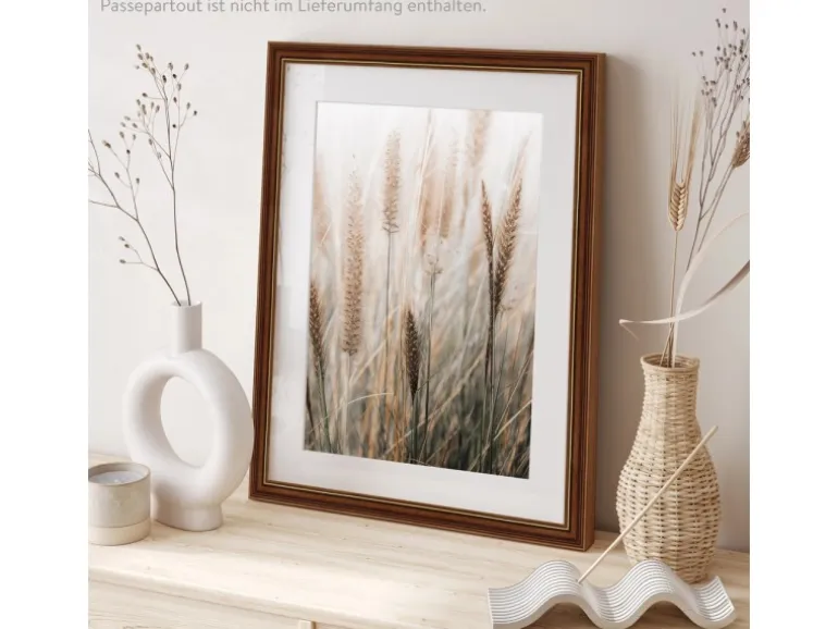 WANDStyle Bilderrahmen H182 aus Massivholz in Braun 20 x 30 cm im Stil Antik