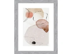 WANDStyle Bilderrahmen H750 aus Massivholz in Grau 30 x 40 cm im Stil Landhaus