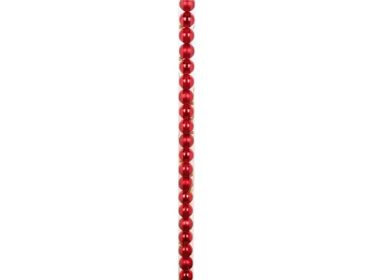 Weihnachtskugel-Set Rot