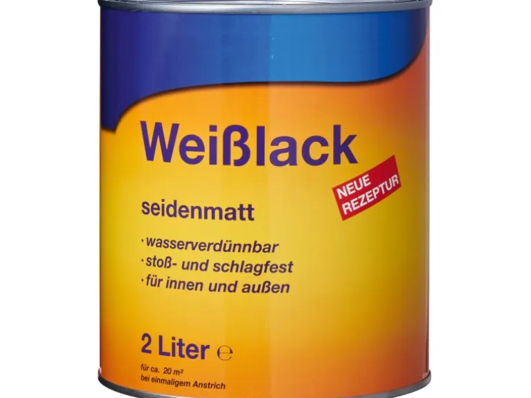 Weißlack seidenmatt 2 l