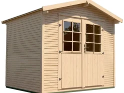 weka Gartenhaus 218 Gr.2, 28 mm, Satteldach mit wekaLine, natur, DT