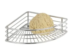 Wenko Bad-Eckwandablage Milano Chrom glänzend