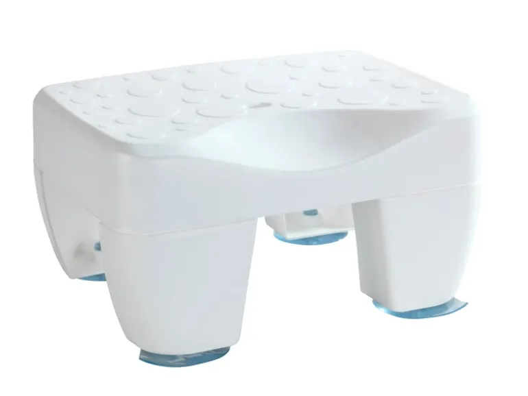 Wenko Badewannenhocker Secura 150 kg Tragkraft Kunststoff 40 x 21 x 31 cm Weiß