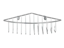 Wenko Eckablage Genola zur Wandmontage Stahl 26 x 5.5 x 20 cm Chrom