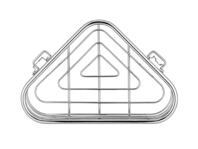 Wenko Eckablage Trestina 25 cm x 10,5 cm 16,5 cm Edelstahl Silber Glänzend