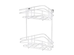 Wenko Eckregal Classic Plus 2 Etagen Weiß
