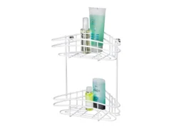 Wenko Eckregal Classic Plus 2 Etagen Weiß