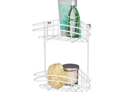 Wenko Eckregal Classic Plus 2 Etagen Weiß