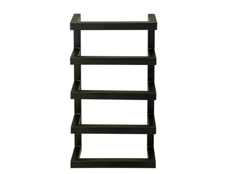 Wenko Handtuchregal Fondiro Schwarz Matt aus Lackiertem Stahl
