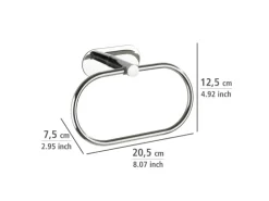 Wenko Handtuchring Turbo-Loc Edelstahl Orea Shine