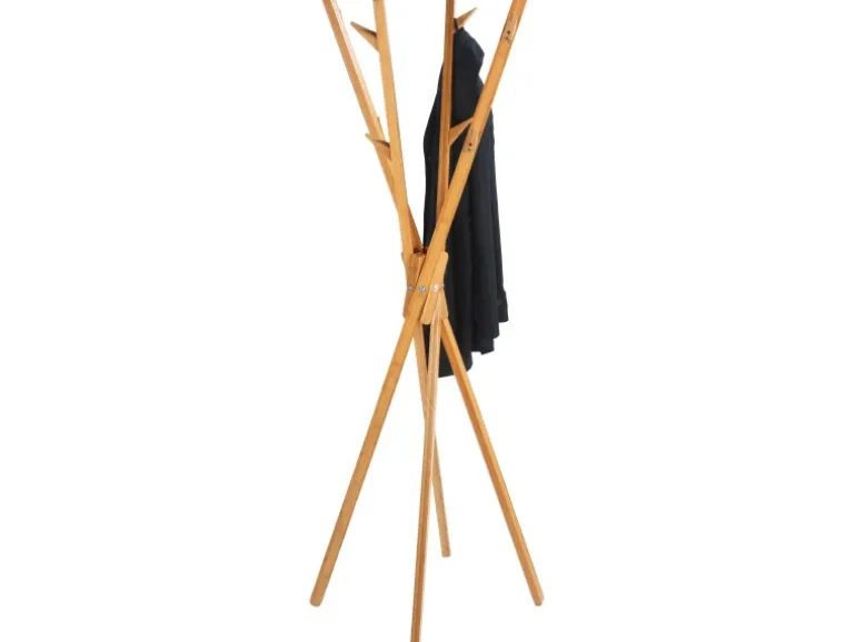 Wenko Stand-Garderobe Mikado aus Bambus
