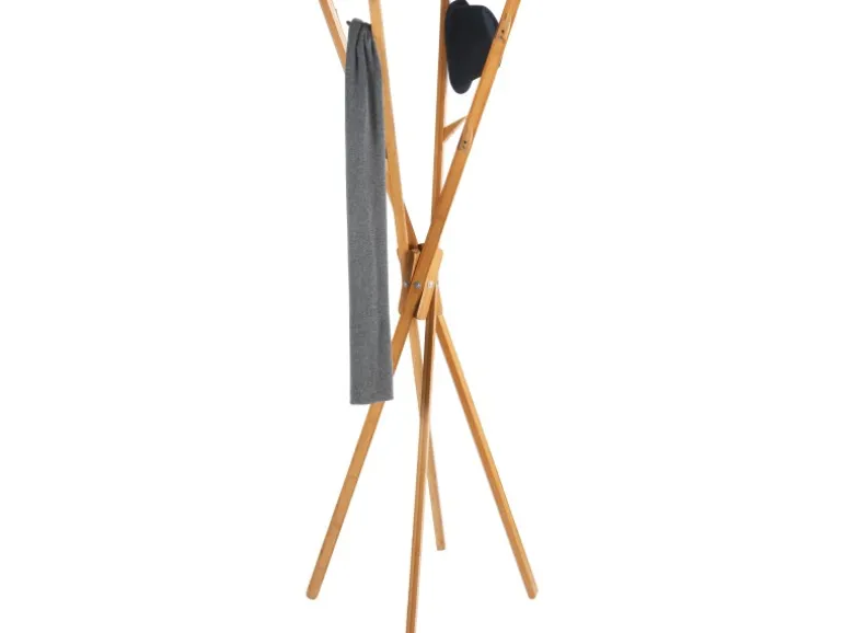 Wenko Stand-Garderobe Mikado aus Bambus