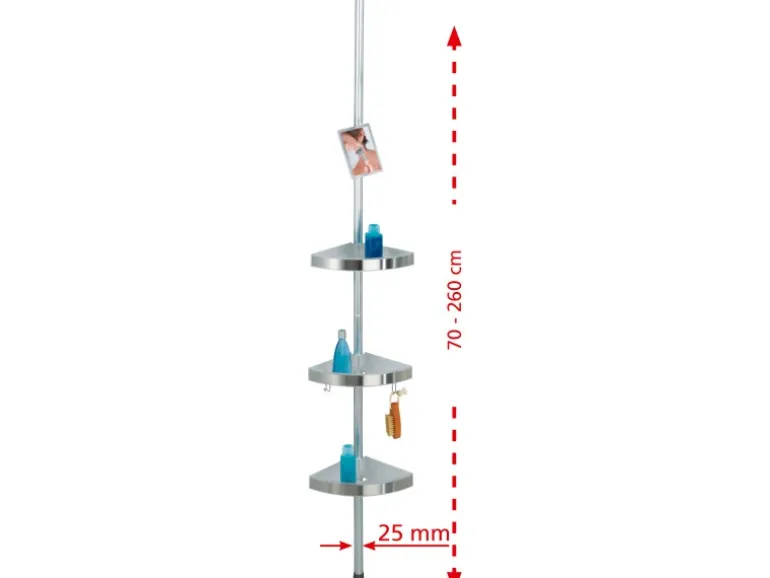 Wenko Teleskop Duschecke Premium