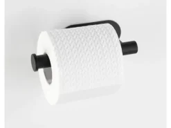 Wenko Turbo-Loc Edelstahl Toilettenpapierhalter Orea Black Matt 16 x 4.5 x 7 cm