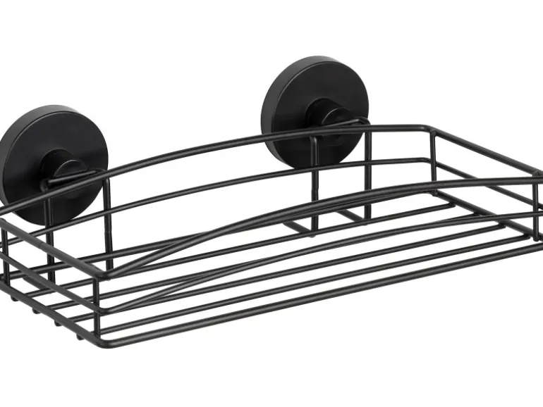 Wenko Wandablage Vacuum-Loc Schwarz