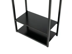 Westmann Stahl Kaminholzregal Porthos Schwarz 40x20x120 cm