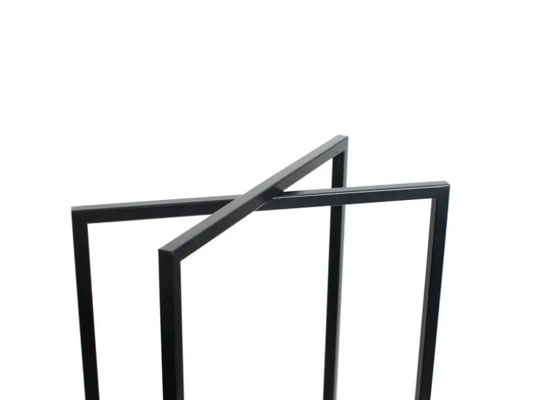 Westmann Stahl Kaminholzregal Xavier Schwarz 40x20x120 cm