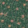 William Morris at Home Vliestapete Bird & Pomegranate 10 m x 52 cm Grün FSC®