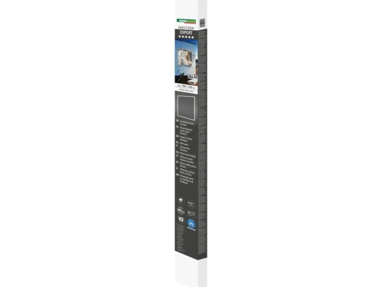 Windhager Insect-Stop Expert Rahmen Fenster 100 x 120 cm Anthrazit