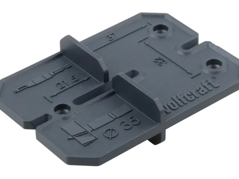 wolfcraft Scharnierloch-Set, Ø 35 mm 5-teilig
