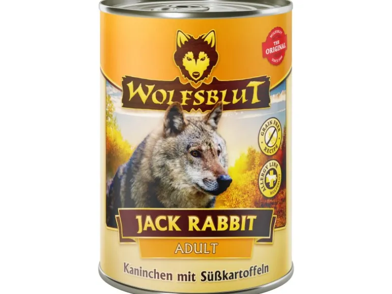 Wolfsblut Hunde-Nassfutter Jack Rabbit Adult Kaninchen mit Süßkartoffeln 395 g