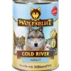 Wolfsblut Hunde-Nassfutter Cold River Adult Forelle mit Süßkartoffeln 395 g