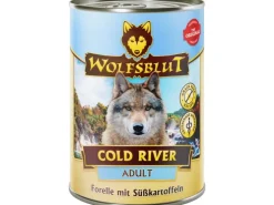 Wolfsblut Hunde-Nassfutter Cold River Adult Forelle mit Süßkartoffeln 395 g
